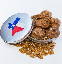 3 CHEWY & 3 CREAMY PRALINES IN A TIN
